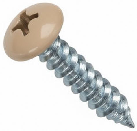 8A37SPP0Z/AL 8A X 3/8 PHIL PAN SMS PT.ALMOND  ZINC